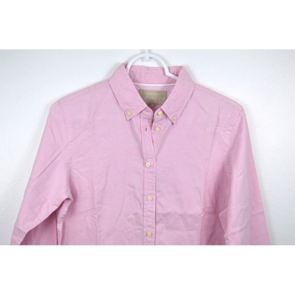 Banana Republic Soft Wash Small Pink Button Shirt - Picture 1 of 4
